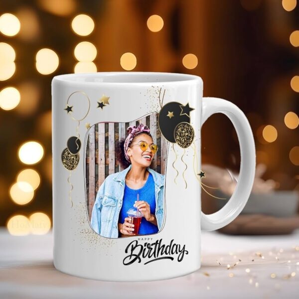 Personalized White Photo Mug