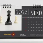A5 Desktop Calendar (Landscape)