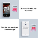 Personalized QR Code Keychain