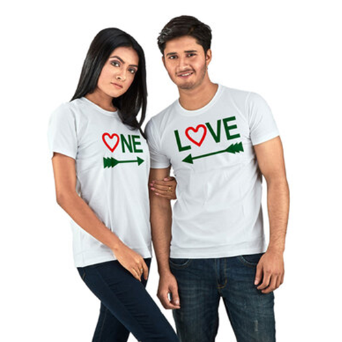 Pure Cotton Round Neck T-Shirt-White