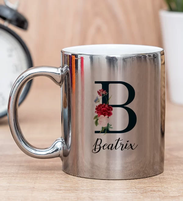 Personalized Silver Mug